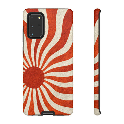 Terracotta Sunburst Samsung Galaxy Tough Phone Case