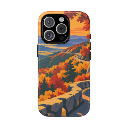 Skyline Drive — Overlook Gold iPhone Tough Case