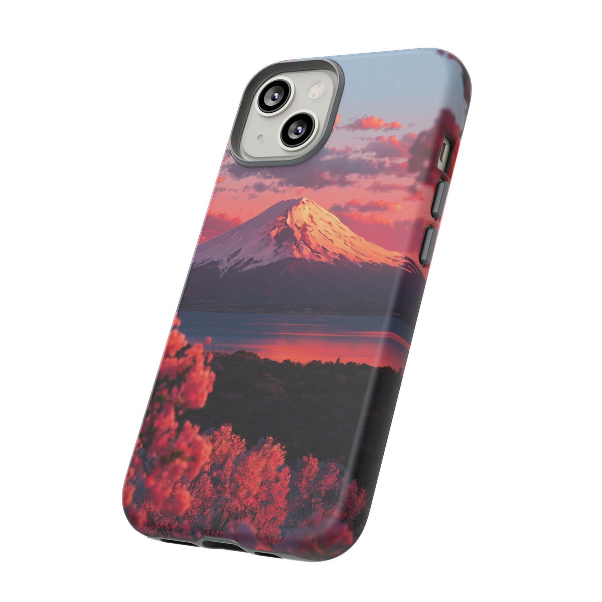 Fuji Rose Horizon iPhone Tough Phone Case