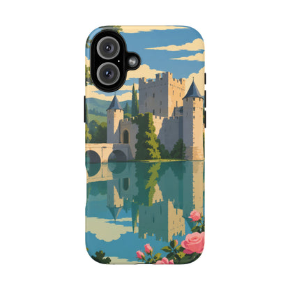 English Castle — Moat and Roses iPhone Tough Case