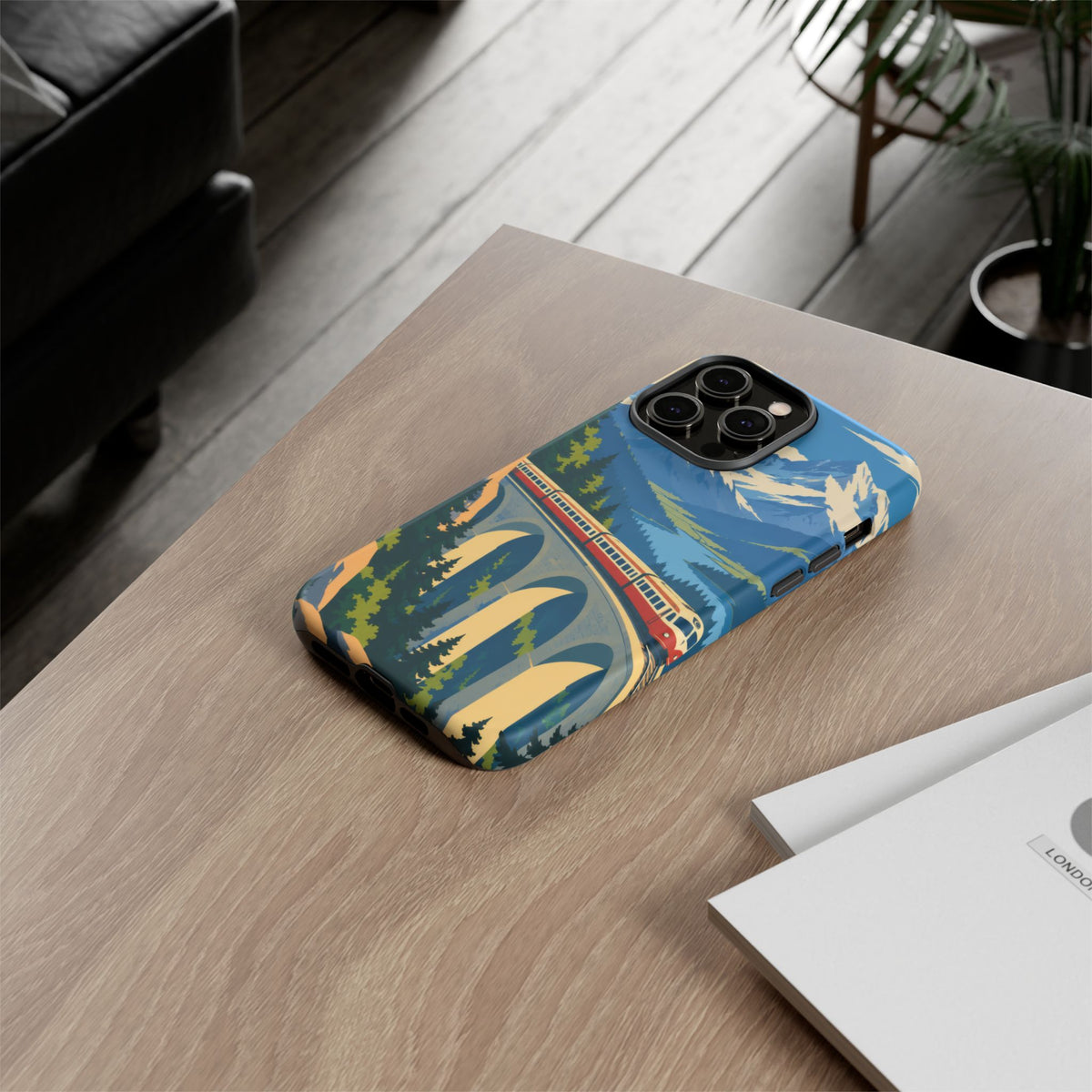 Travel by Train — Alpine Express iPhone Tough Case | train travel