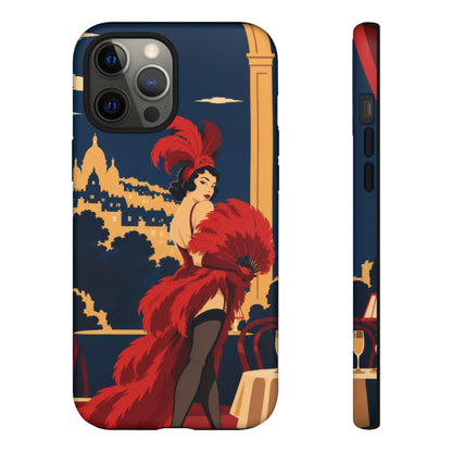 Moulin Rouge Dancer — Velvet Encore iPhone Tough Case | cabaret dancer