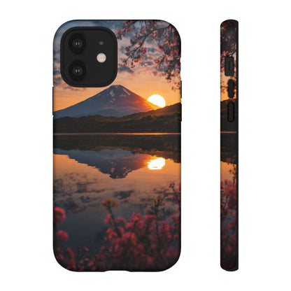 Fuji Golden Reflection iPhone Tough Phone Case