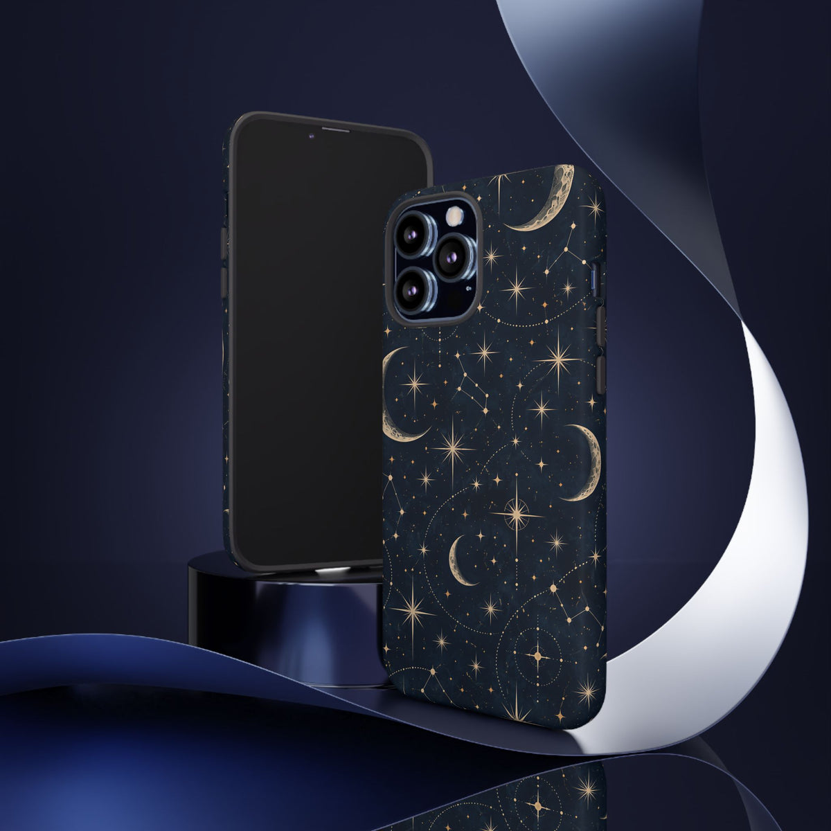 Celestial Moon iPhone Tough Case | Nocturne Atlas