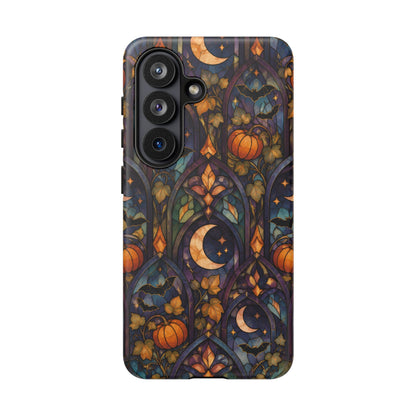 Amber Moon Window Samsung Galaxy Tough Case | celestial halloween