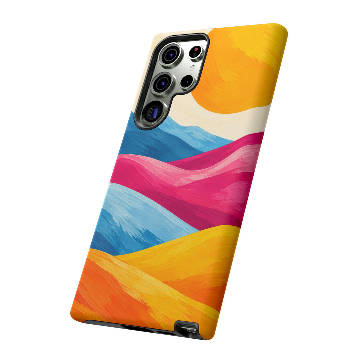 Golden Drift Samsung Galaxy Tough Case | colorful hills