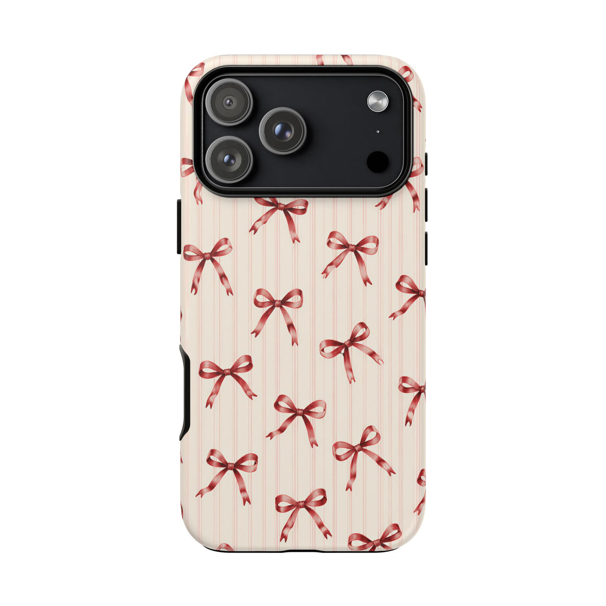 Red Bow iPhone Tough Case | Ribbon Waltz