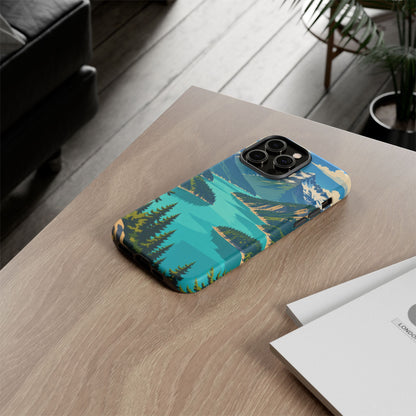 Cascades — Diablo Blue iPhone Tough Case