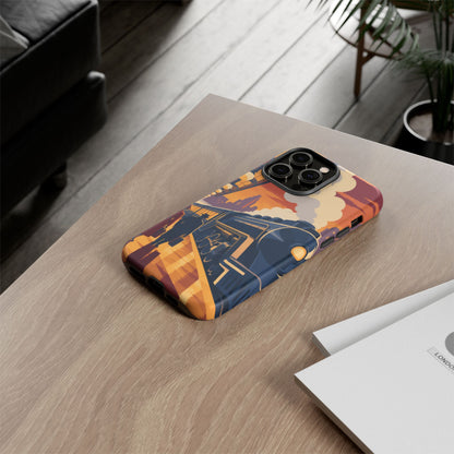 Travel by Train — Night Departure iPhone Tough Case | train travel