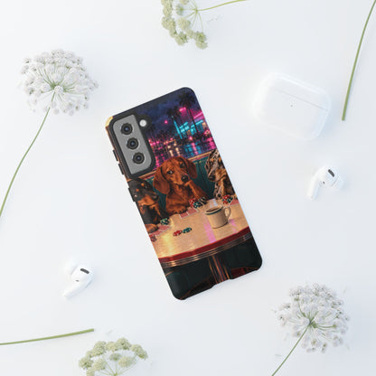 All-Night Aces Samsung Galaxy Tough Case | dachshund poker
