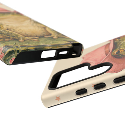 Cowboy Frog Samsung Galaxy Tough Case | Pink Hat Bullfrog