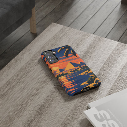 The Pyramids — Nile Dusk Samsung Galaxy Tough Case
