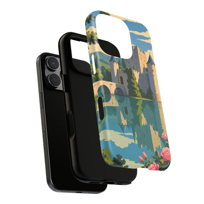 English Castle — Moat and Roses iPhone Tough Case