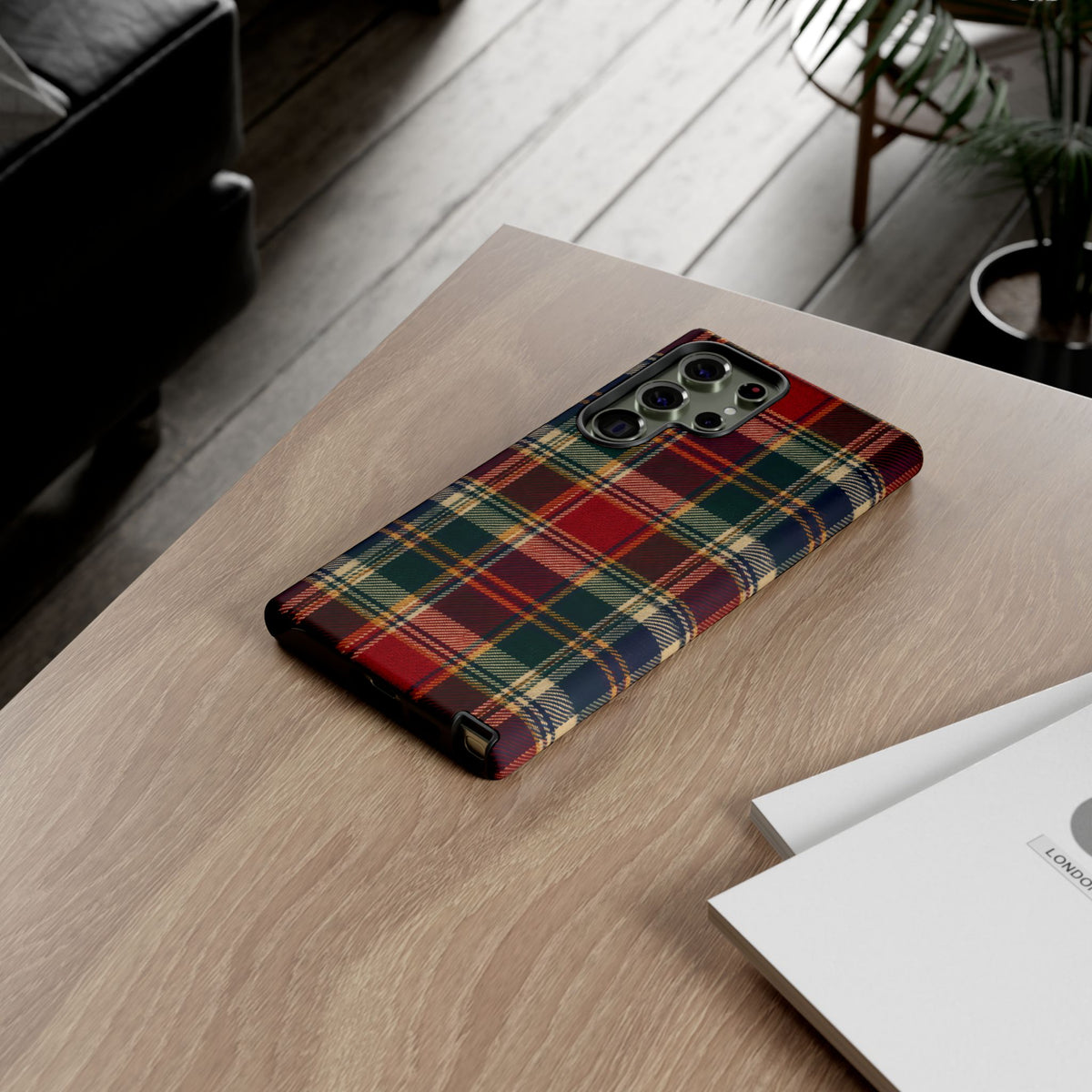 Highland Holiday Samsung Galaxy Tough Case | christmas plaid