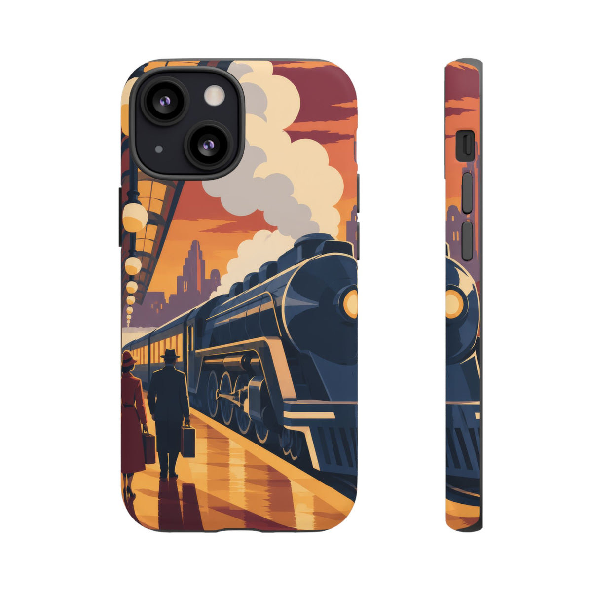 Travel by Train — Night Departure iPhone Tough Case | train travel