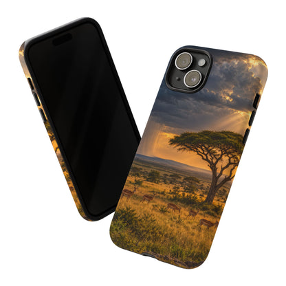Stormlight on the Mara iPhone Tough Case | african storm