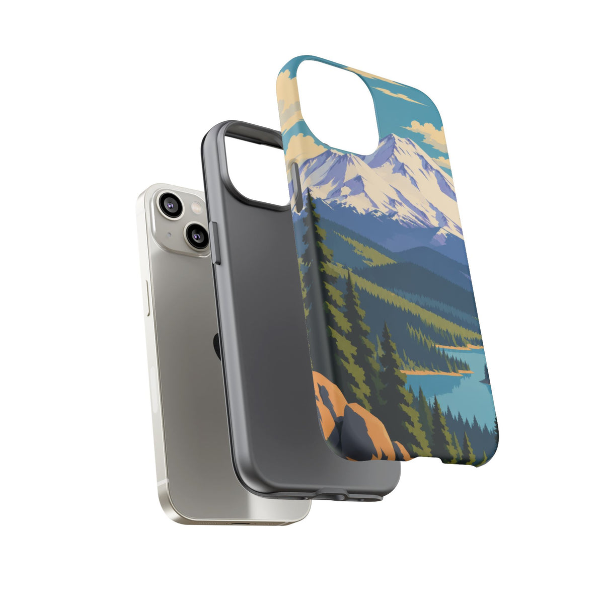 Mount Shasta — Snowlight iPhone Tough Case