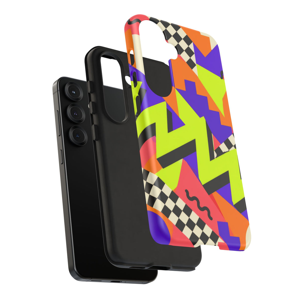 Acid Arcade Samsung Galaxy Tough Case | Bright Retro Geometry