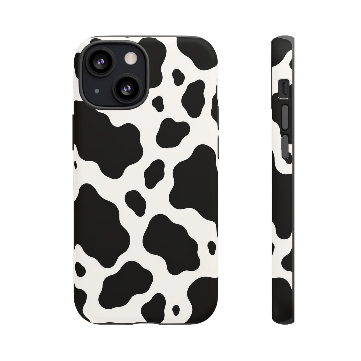 Classic Holstein iPhone Tough Case | Black & White Cow Print