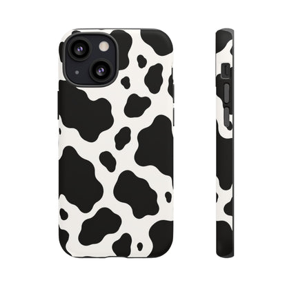 Classic Holstein iPhone Tough Case | Black & White Cow Print