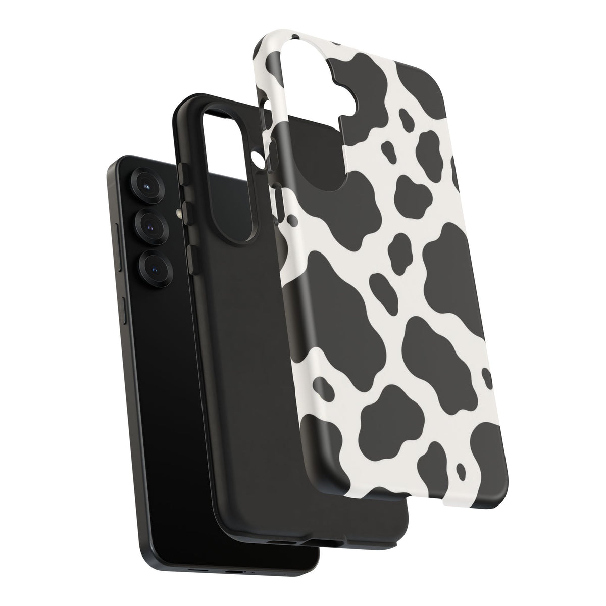Classic Holstein Samsung Galaxy Tough Case | Black & White Cow Print