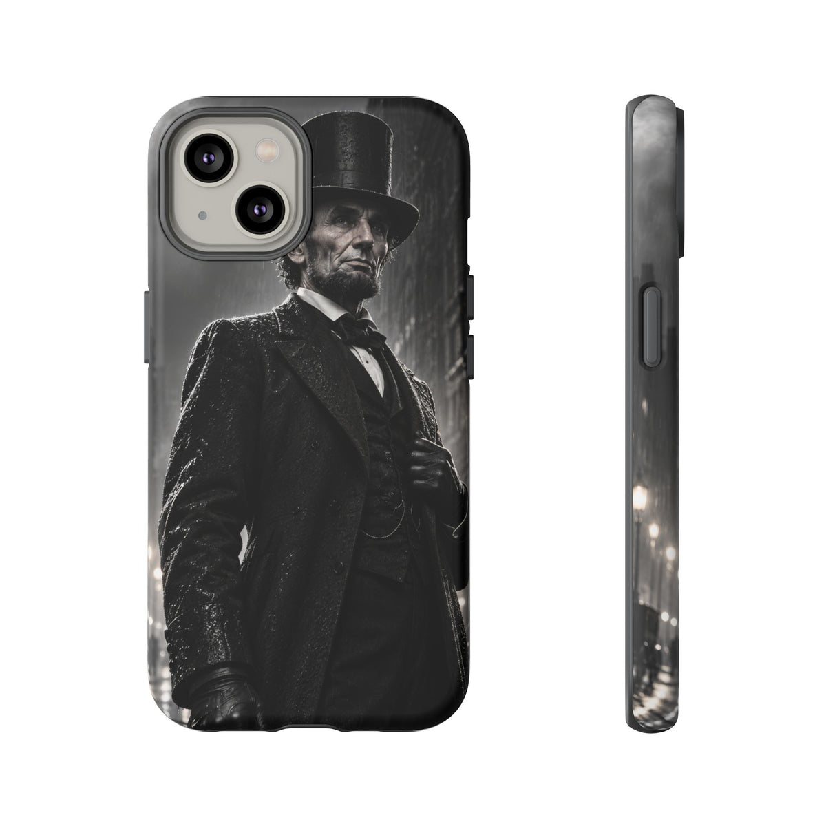 Abe after Midnight iPhone Tough Case | noir lincoln