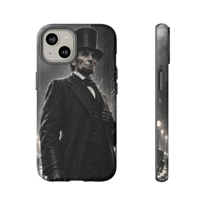 Abe after Midnight iPhone Tough Case | noir lincoln