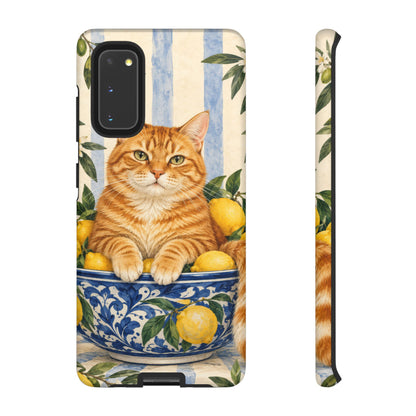 Citrus Inspector Samsung Galaxy Tough Case | ginger cat