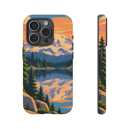 Mount Rainier — Mirror Dawn iPhone Tough Case