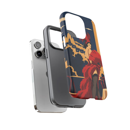 Moulin Rouge Dancer — Velvet Encore iPhone Tough Case | cabaret dancer