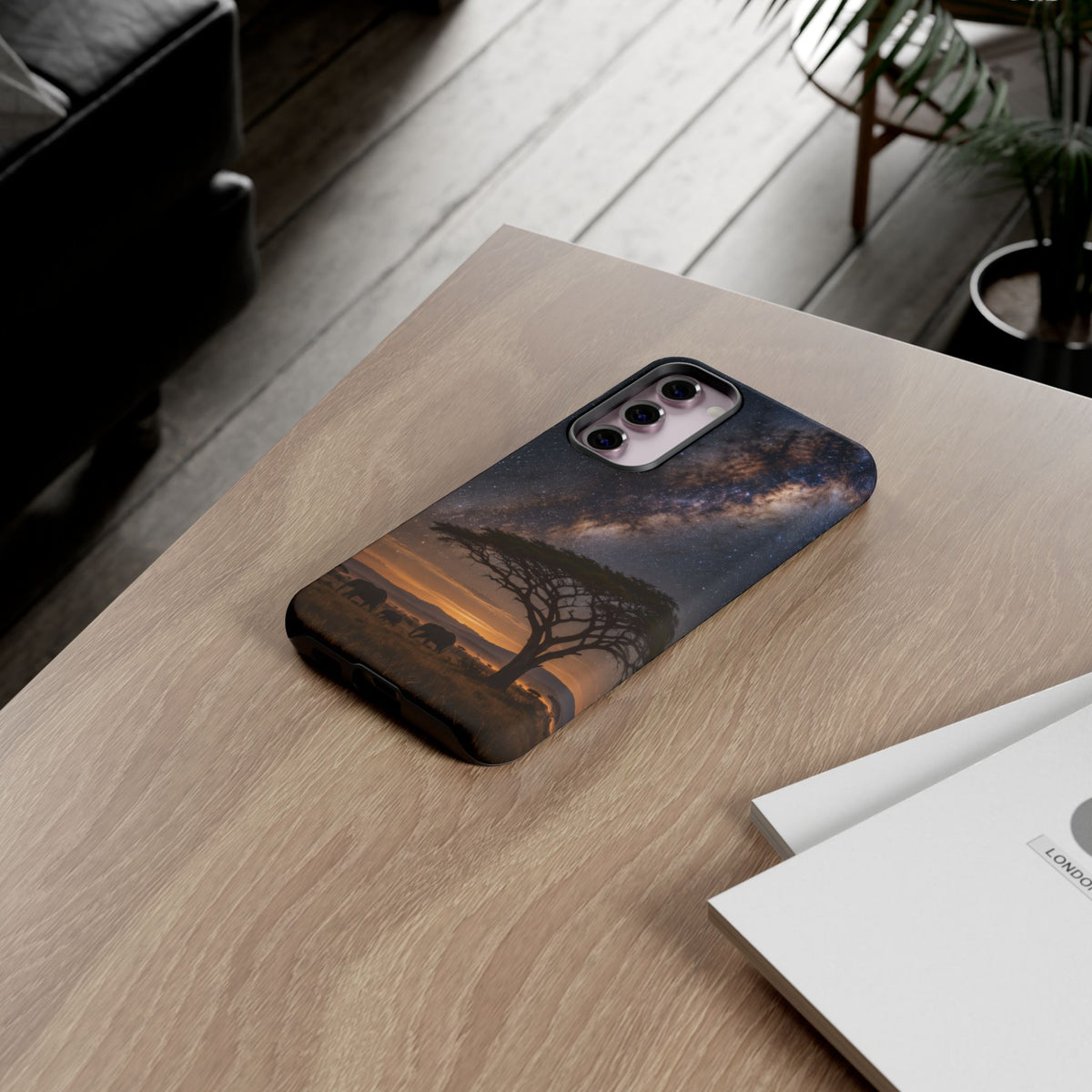 Milky Way over the Plains Samsung Galaxy Tough Case