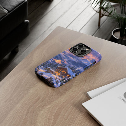 Alpine Hearth iPhone Tough Case | winter cabin