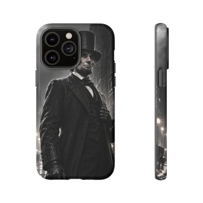 Abe after Midnight iPhone Tough Case | noir lincoln