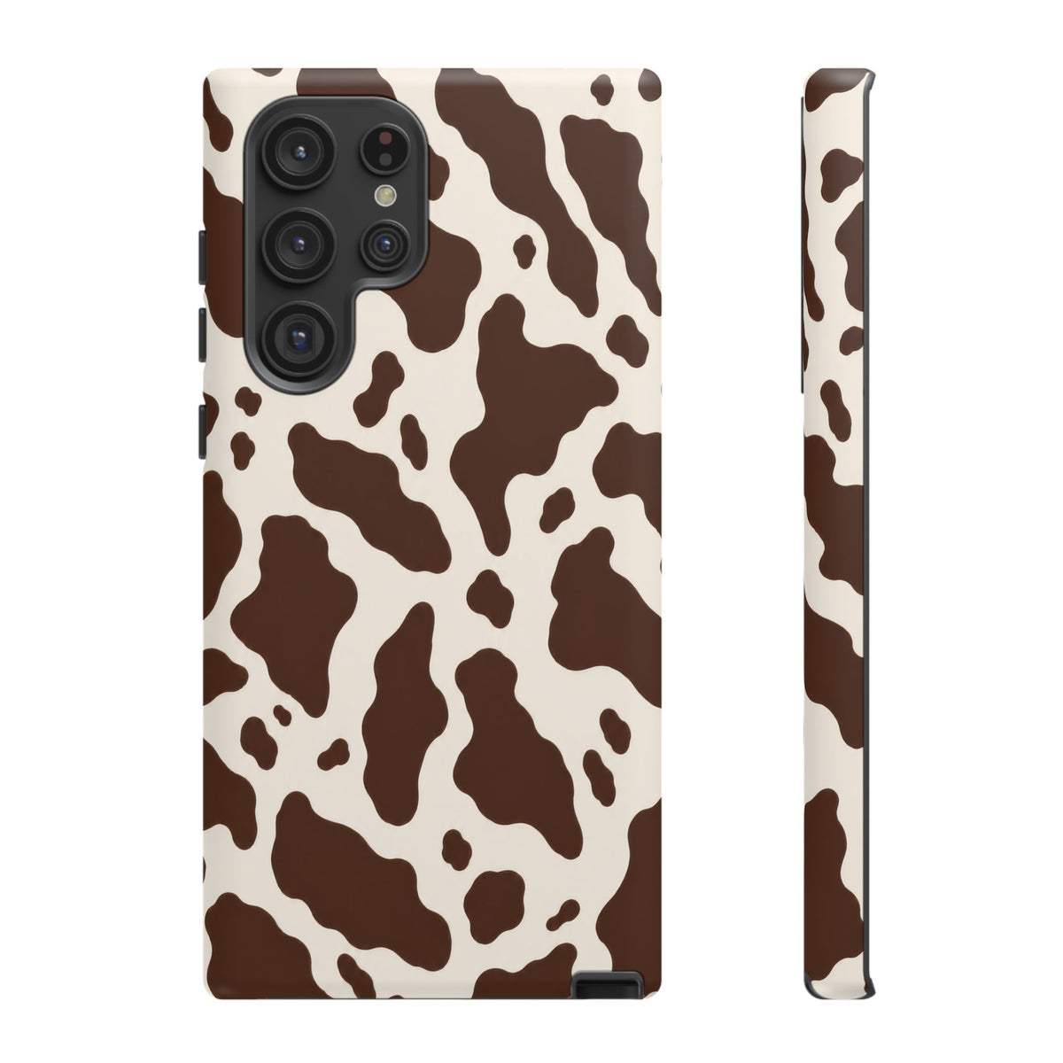 Cocoa Ranch Samsung Galaxy Tough Case | Brown Cow Print