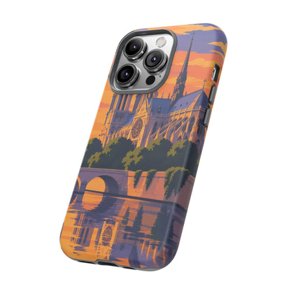 Notre Dame — Cathedral Twilight iPhone Tough Case
