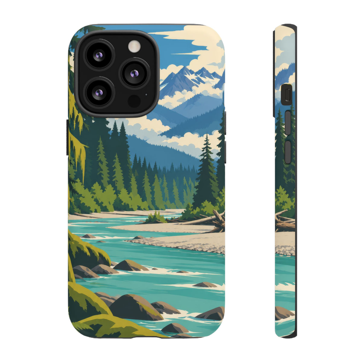 Hoh Rain Forest — Rivergreen iPhone Tough Case