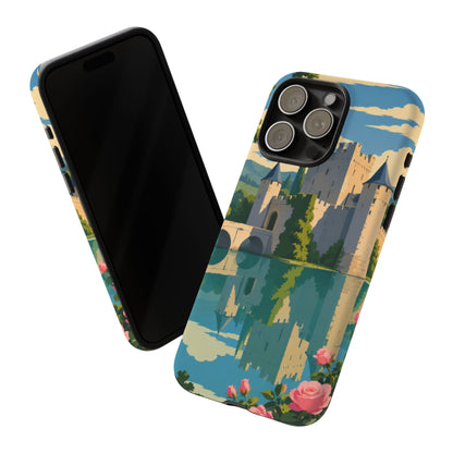 English Castle — Moat and Roses iPhone Tough Case