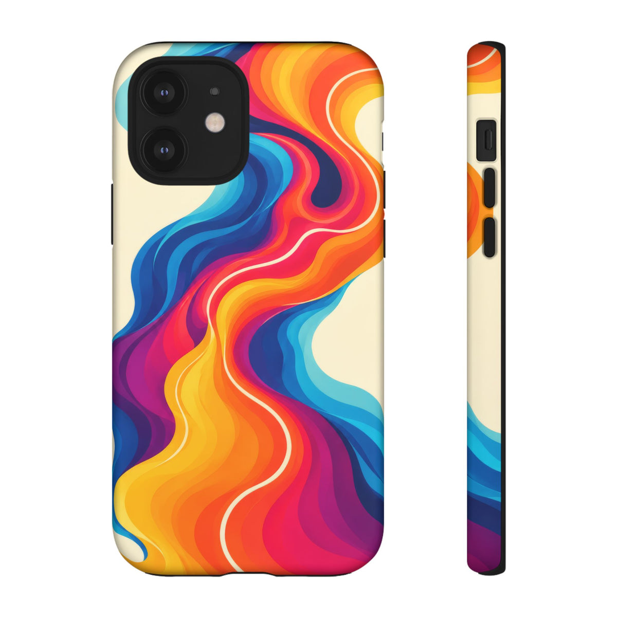 Electric Tide iPhone Tough Case | psychedelic wave