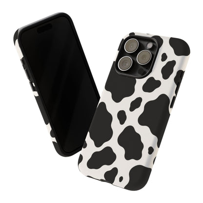 Classic Holstein iPhone Tough Case | Black & White Cow Print