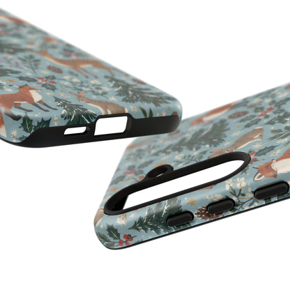 Winter Woodland Gathering Samsung Galaxy Tough Case | woodland christmas