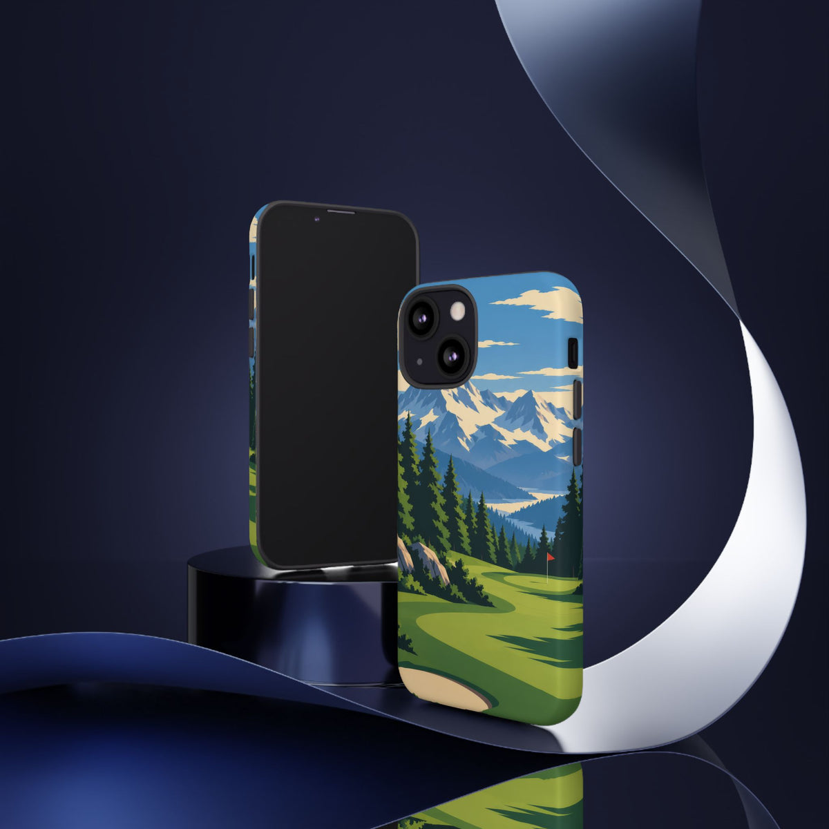 Mountain Golf — Alpine Fairway iPhone Tough Case