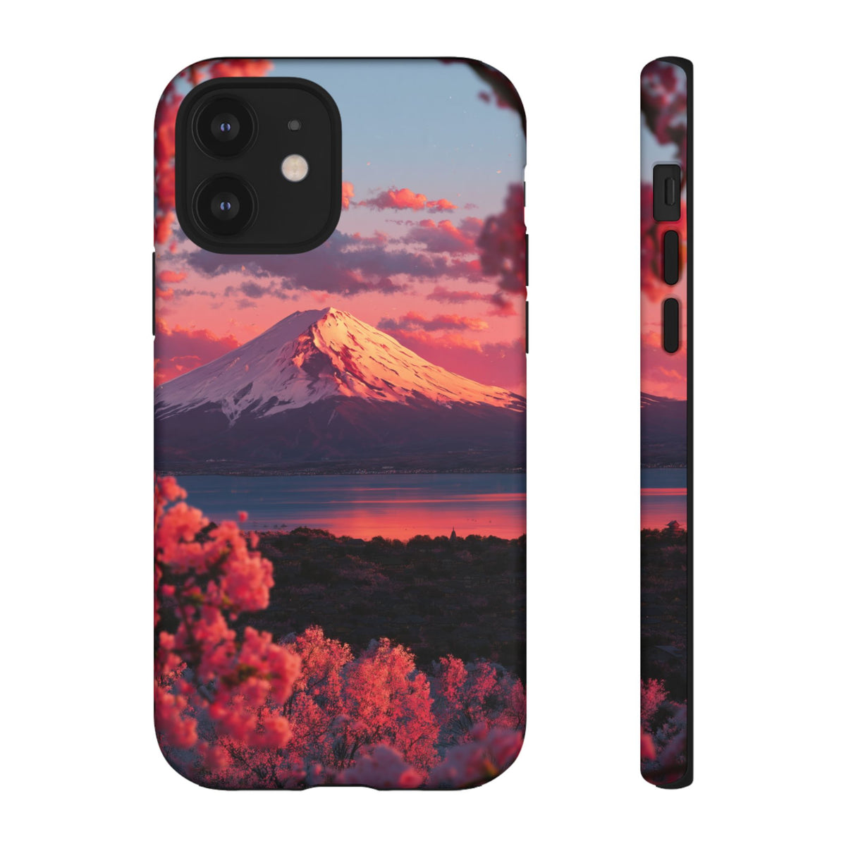 Fuji Rose Horizon iPhone Tough Phone Case