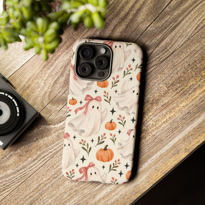 Blush Boo Social iPhone Tough Case | cute ghost