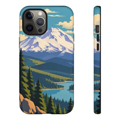Mount Shasta — Snowlight iPhone Tough Case
