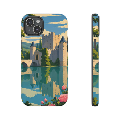 English Castle — Moat and Roses iPhone Tough Case