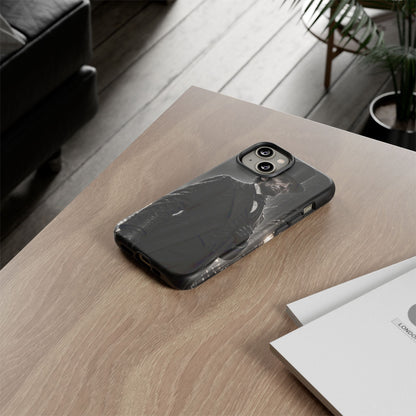 Abe after Midnight iPhone Tough Case | noir lincoln