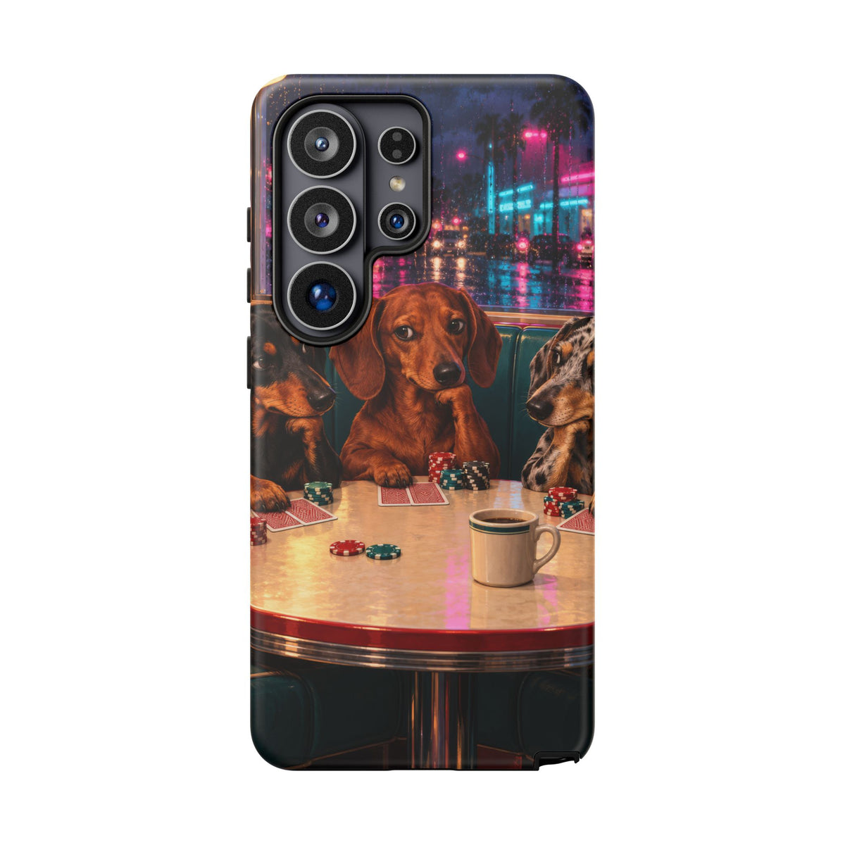 All-Night Aces Samsung Galaxy Tough Case | dachshund poker