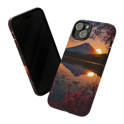 Fuji Golden Reflection iPhone Tough Phone Case