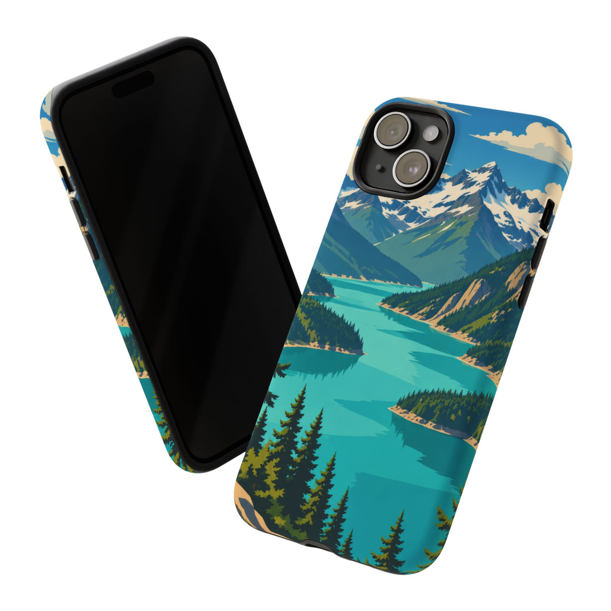 Cascades — Diablo Blue iPhone Tough Case