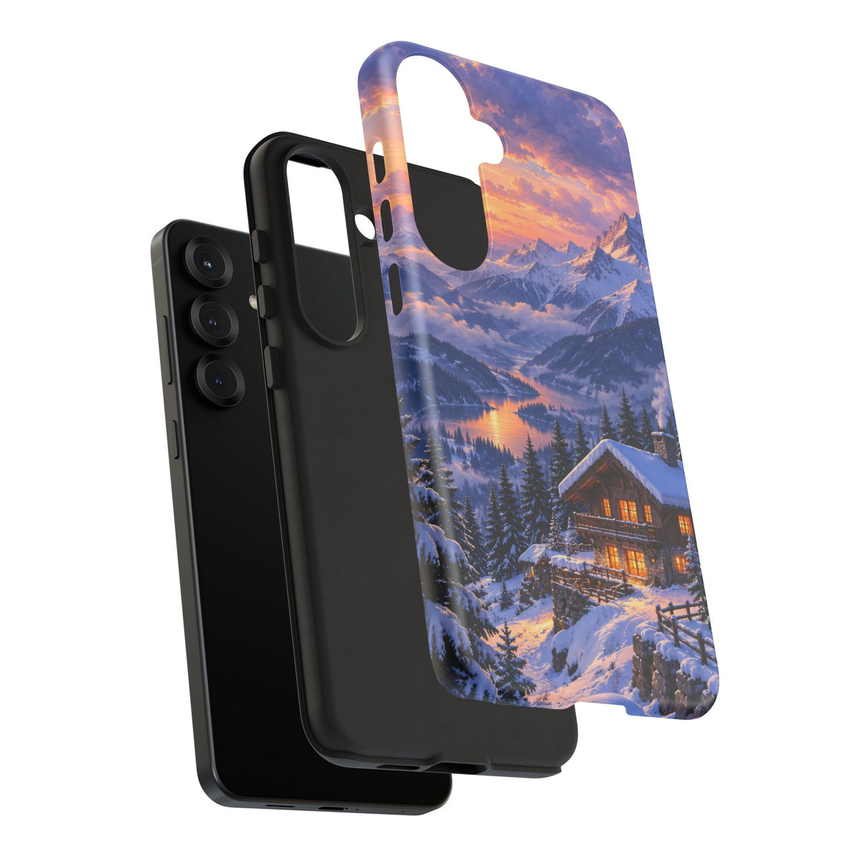 Alpine Hearth Samsung Galaxy Tough Case | winter cabin